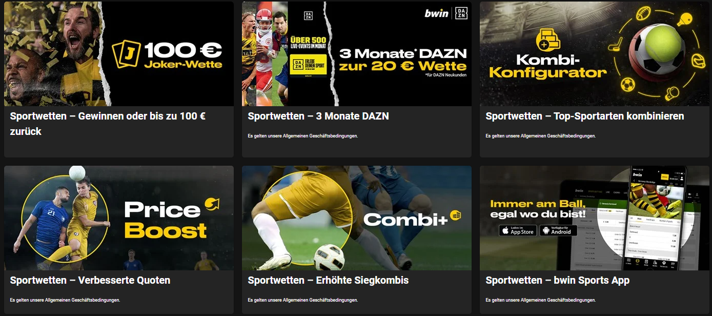 Bwin Erfahrungen aus Test 2023 ᐅ Jetzt bis zu 100€ sichern
