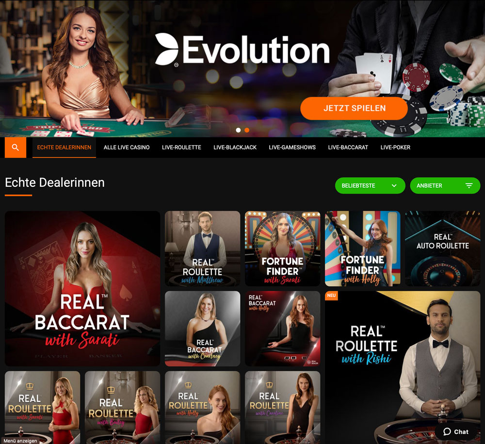 Betonic Live Casino