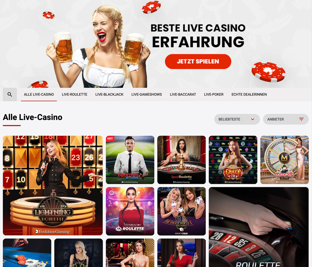 Dachbet Live Casino