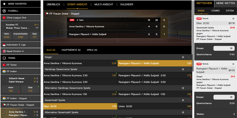 Betrophy Livewetten