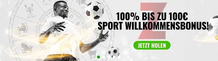 ZodiacBet Bonus bis zu 100%