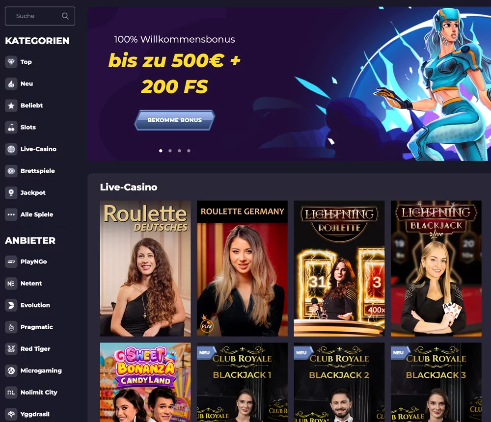 Powbet Rahmenprogramm