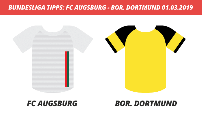 Bundesliga Tipps: FC Augsburg – Borussia Dortmund, 01.03.2019