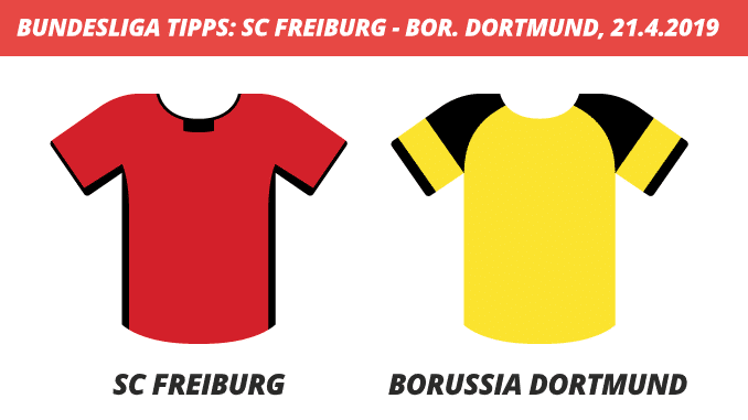 Bundesliga Tipps: SC Freiburg - Borussia Dortmund, 21.4.2019 (Prognose, Tipps & Quoten) Bundesliga Tipps: SC Freiburg - Borussia Dortmund, 21.4.2019 (Prognose, Tipps & Quoten)