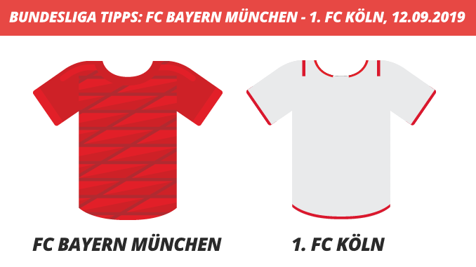 Bundesliga Tipps: FC Bayern München – 1. FC Köln, 21.09.2019 (Prognose, Tipps & Quoten)
