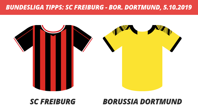 Bundesliga Tipps: SC Freiburg - Borussia Dortmund, 05.10.2019 (Prognose, Tipps & Quoten) Bundesliga Tipps: SC Freiburg - Borussia Dortmund, 05.10.2019 (Prognose, Tipps & Quoten)