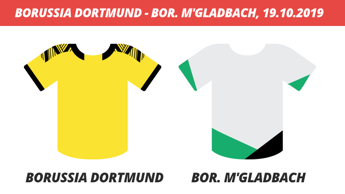 Bundesliga Tipps: Borussia Dortmund – Borussia M’Gladbach, 19.10.2019 (Prognose, Tipps & Quoten)