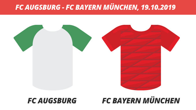 Bundesliga Tipps:  FC Augsburg – FC Bayern München, 19.10.2019 (Prognose, Tipps & Quoten)