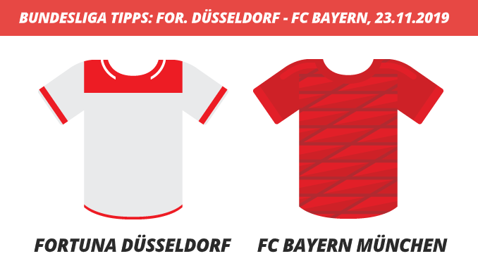 Bundesliga Tipps: Fortuna Düsseldorf – FC Bayern München, 23.11.2019 (Prognose, Tipps & Quoten)