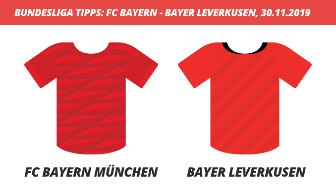 Bundesliga Tipps: FC Bayern – Bayer 04 Leverkusen, 30.11.2019 (Prognose, Tipps & Quoten)
