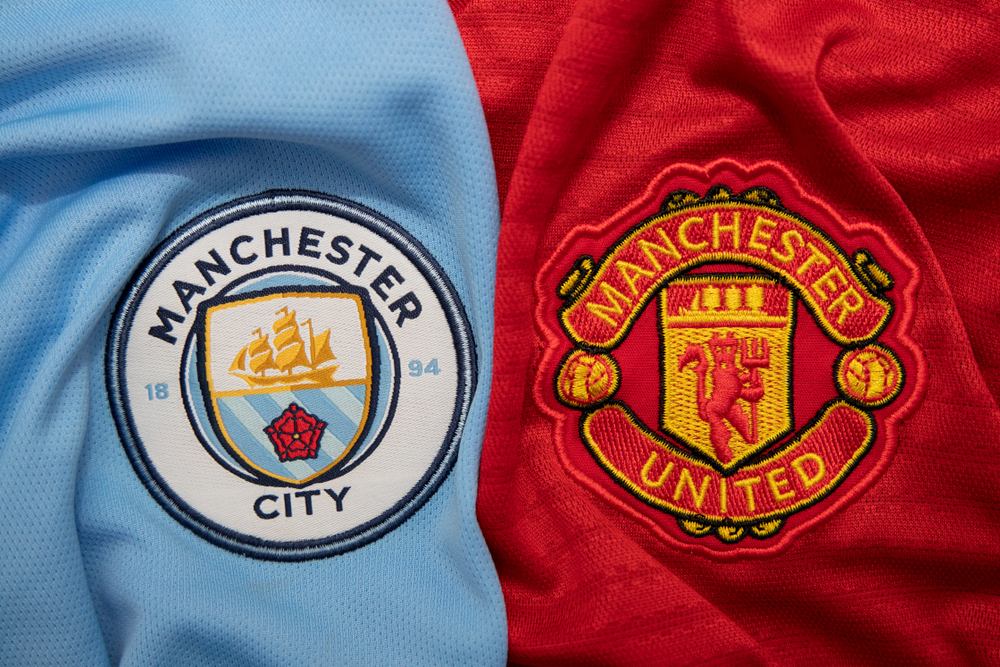 Manchester City and Manchester United
