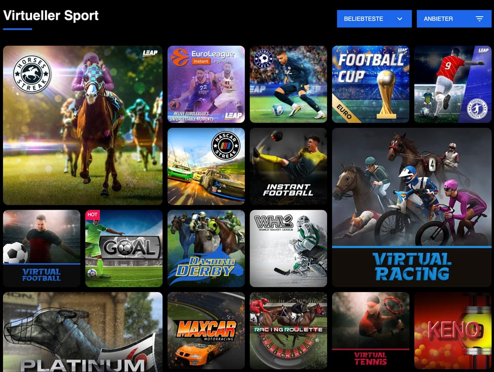 Pribet Virtueller Sport