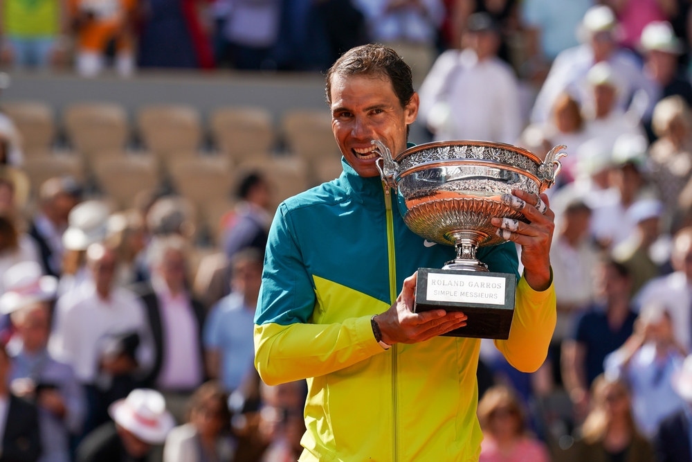 Roland Garros Champion Rafael Nadal (Spanien)