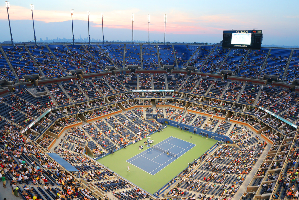 Stadion während der US Open 2014