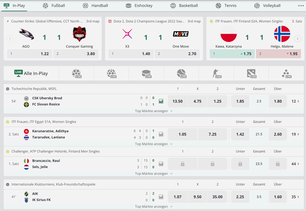 Qbet Livewetten