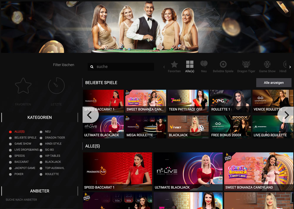 Megapari Live Casino