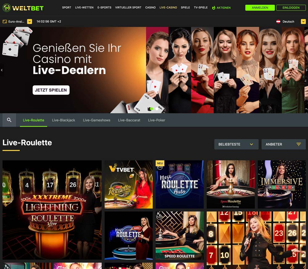 Weltbet Live Casino