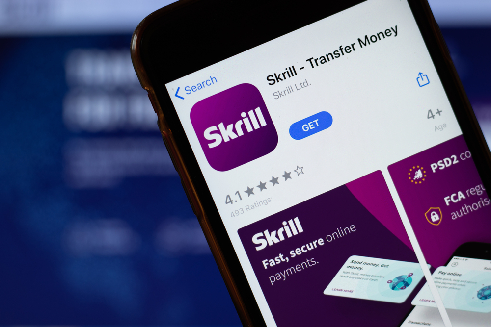 App-Store-Eintrag von Skrill als E-Wallet und Alternative zu PayPal bei Wettanbietern