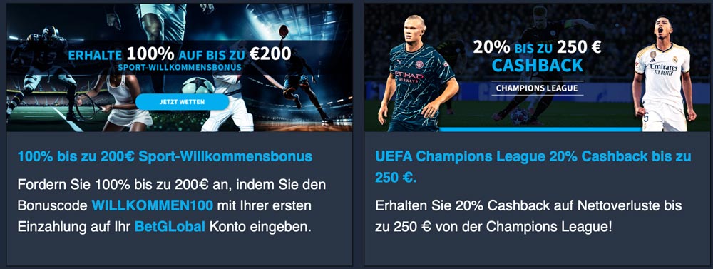 Betglobal Promos