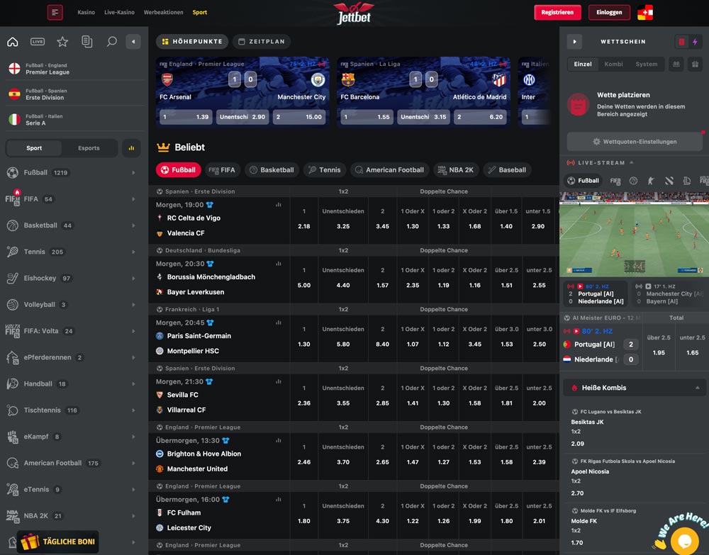 Jettbet Website