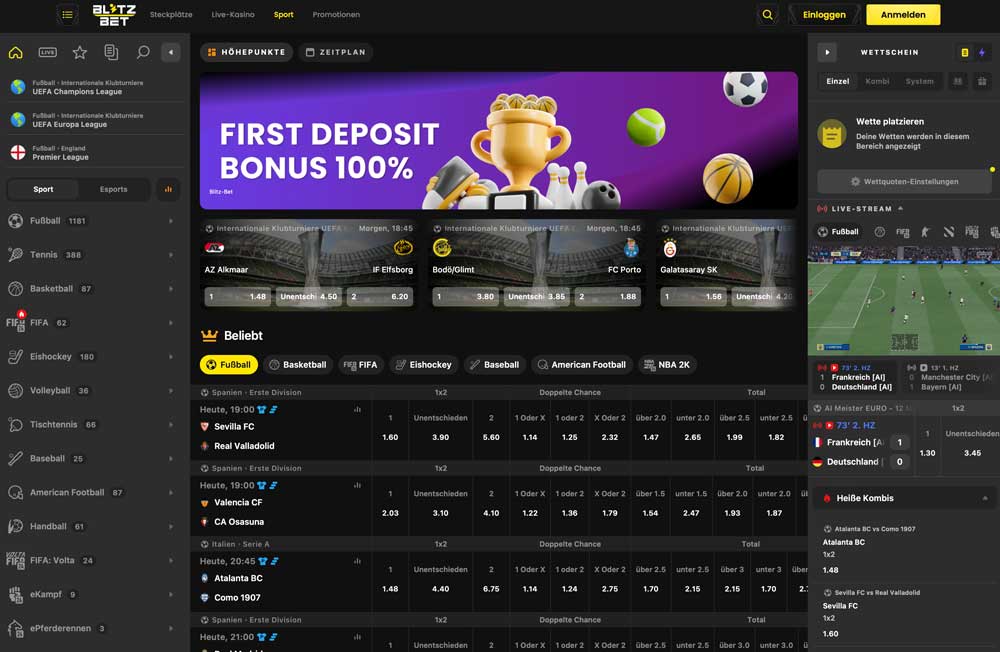 Blitzbet Website