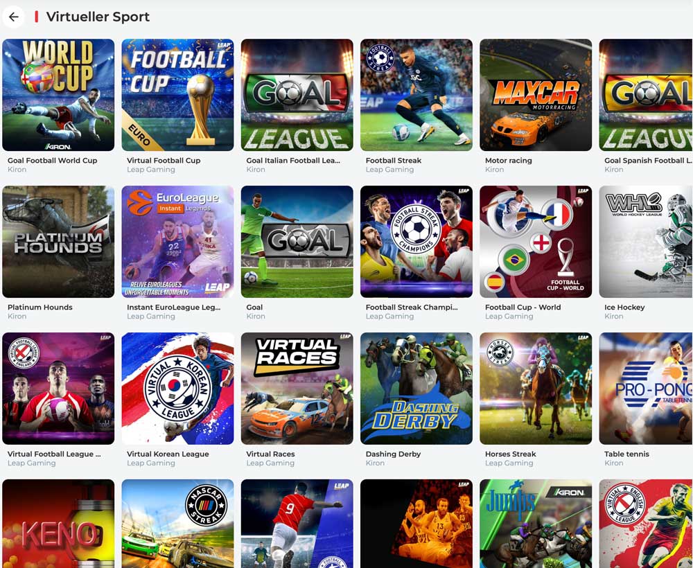 Virtueller Sport RealSpin