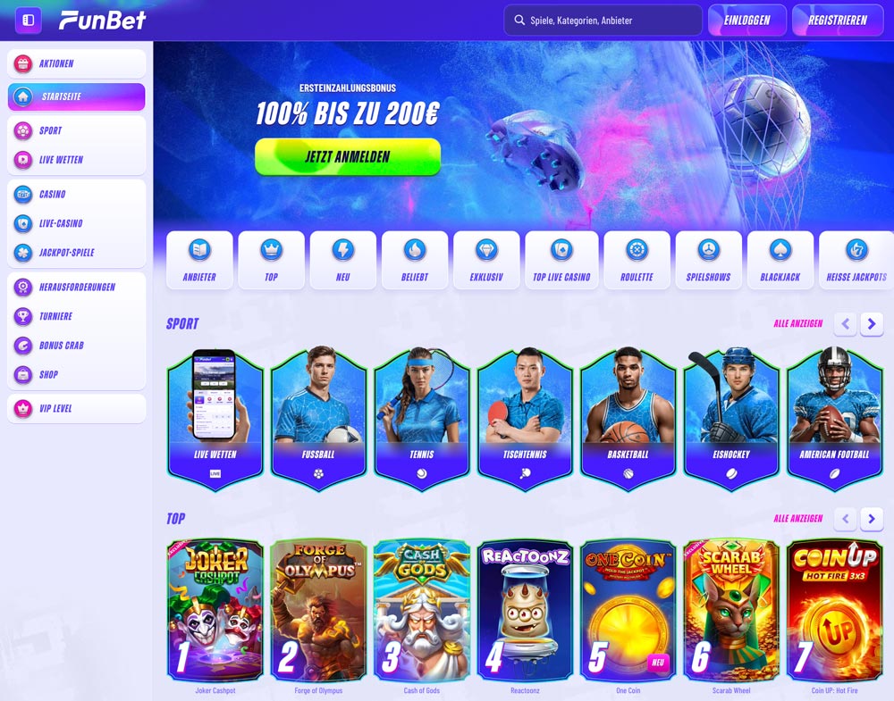 Funbet Website