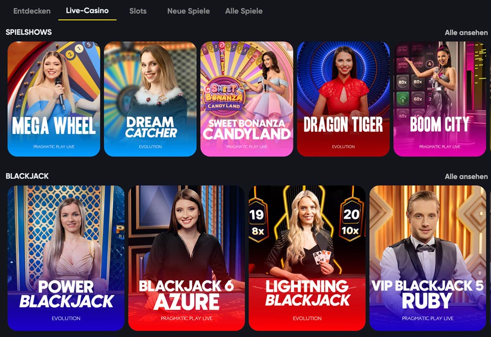Instant Casino Livecasino