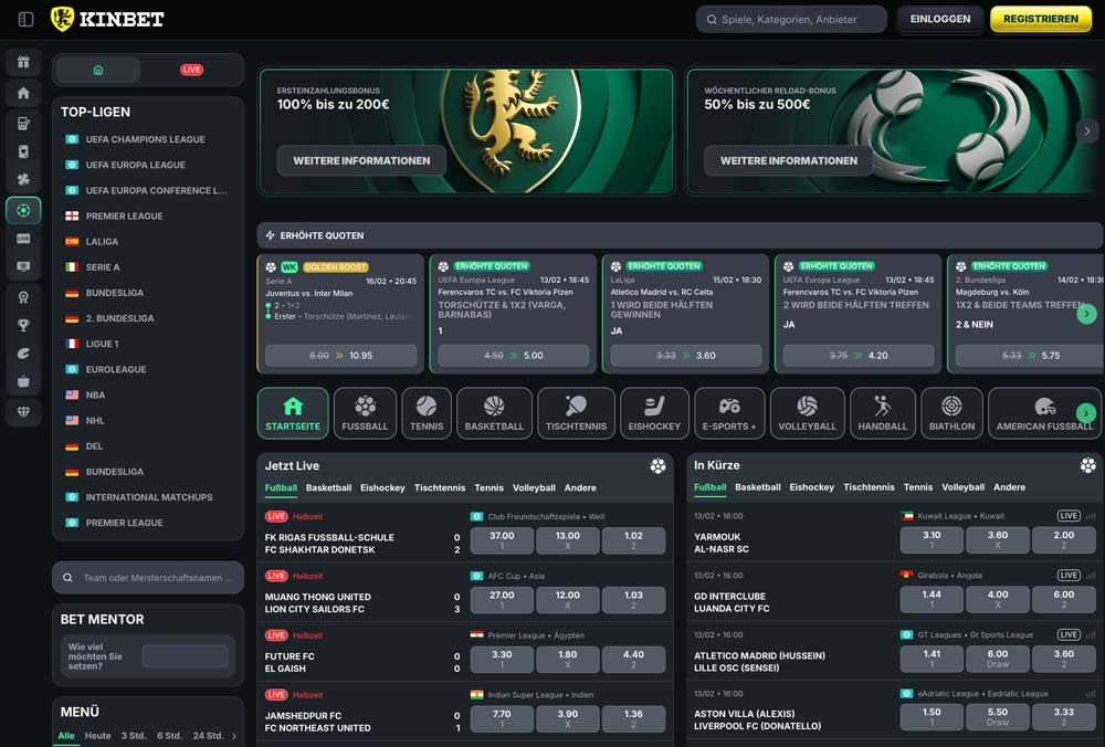Kinbet Website