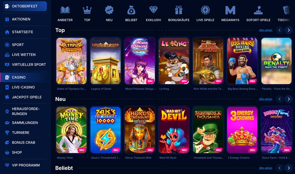 Boomerang Bet Casino Angebot