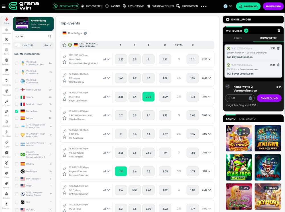 GranaWin Sportwetten