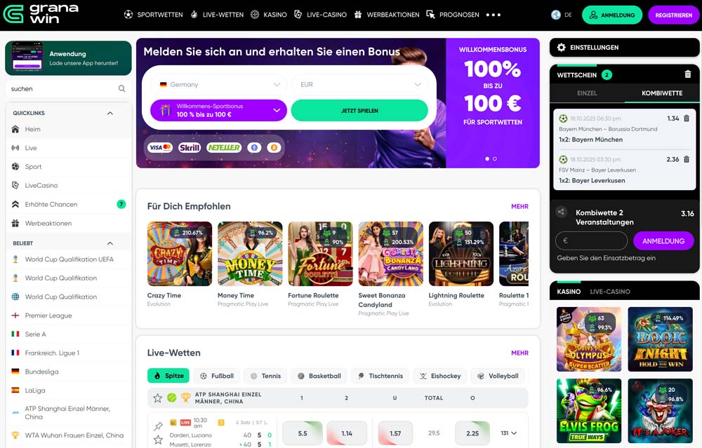 Granawin Website