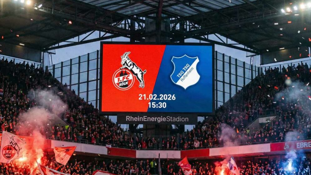1. FC Köln – TSG Hoffenheim live im TV und Livestream: Wer überträgt heute?