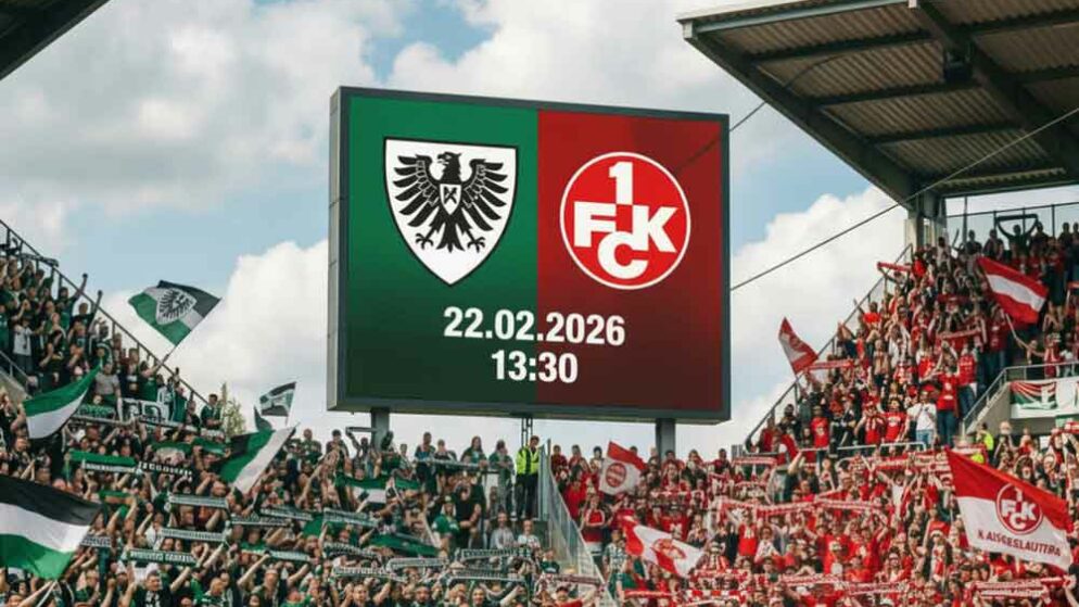 Preußen Münster vs. 1. FC Kaiserslautern live im TV und Stream (22.02.2026)