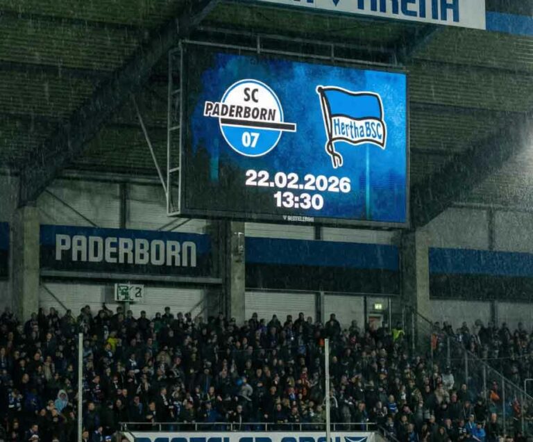 SC Paderborn 07 – Hertha BSC live im TV und Livestream (22.02.2026)