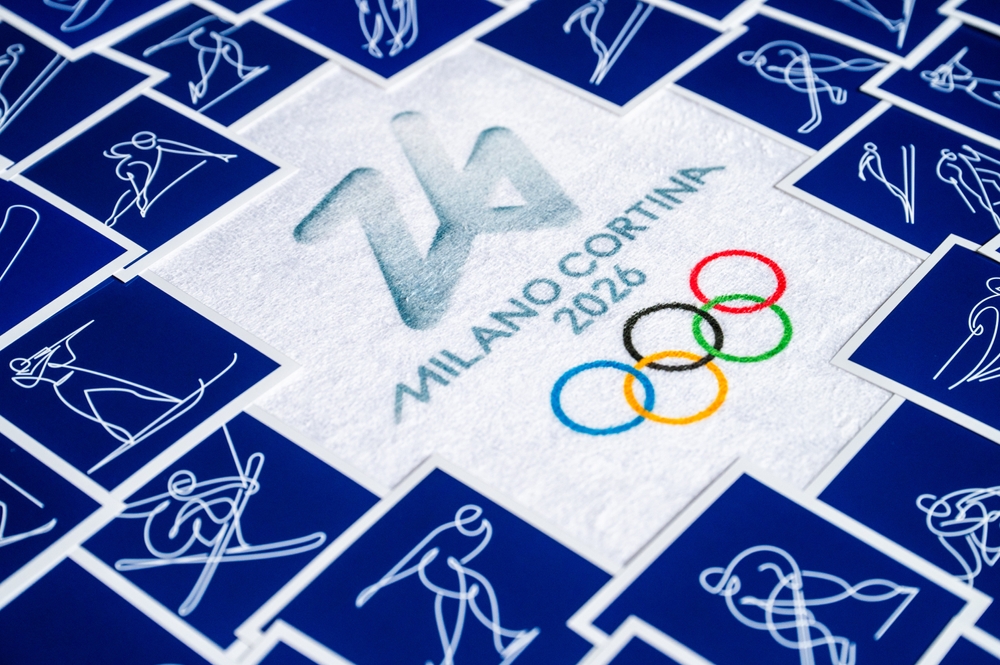 Logo der Olympischen Winterspiele Milano Cortina 2026