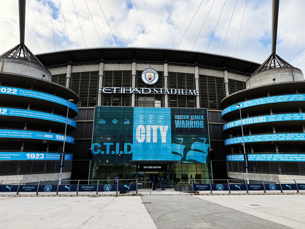 Etihad Stadium in Manchester