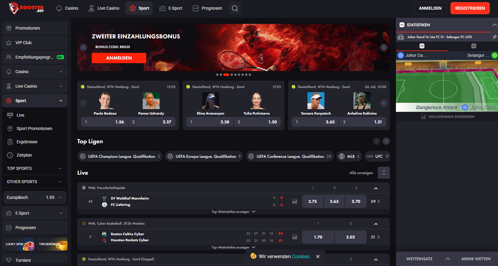 RoosterBet Test und Erfahrungen