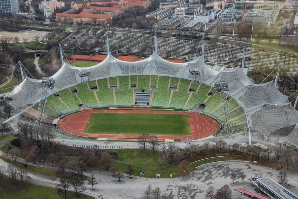 Städtische Stadion an der Grünwalder Straße in München