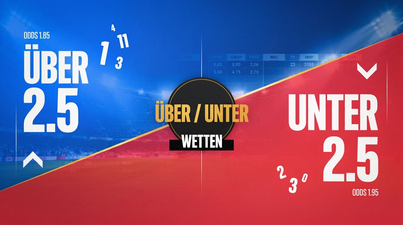 Über/Unter Wetten erklärt: Funktionsweise und Strategie