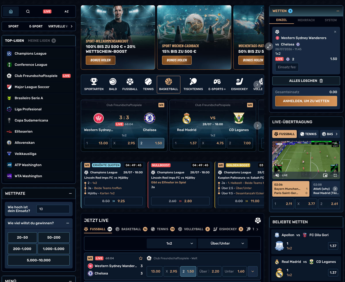 Golazzo Sportwetten Portal