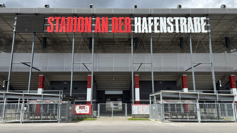 Stadion an der Hafenstraße in Essen