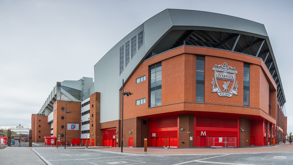 Anfield Road in Liverpool