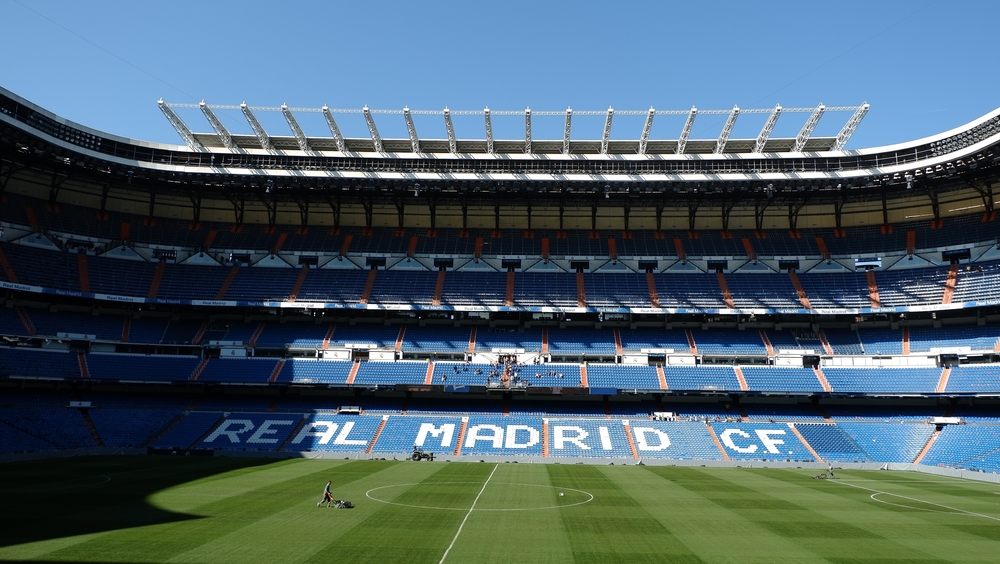 Estadio Santiago Bernabéu in Madrid