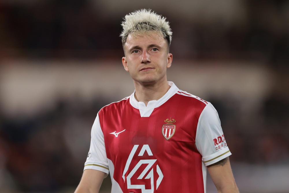 Aleksandr Golovin im Trikot der AS Monaco im Stade Louis II