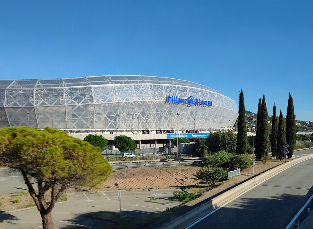 Die Allianz Riviera in Nizza, Spielort von OGC Nizza gegen Racing Straßburg