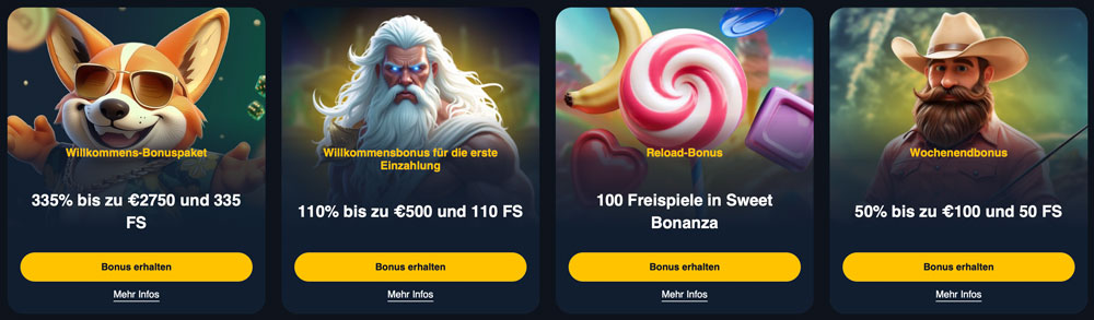 EGOgames Bonusaktionen