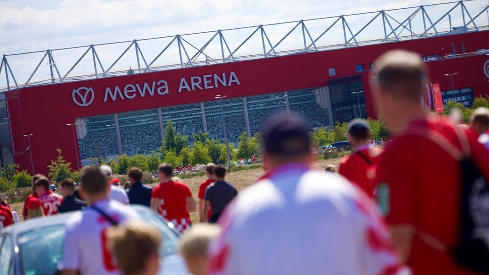 Mewa Arena in Mainz, Heimat des FSV Mainz 05, Gladbachs Gegner am 19. September