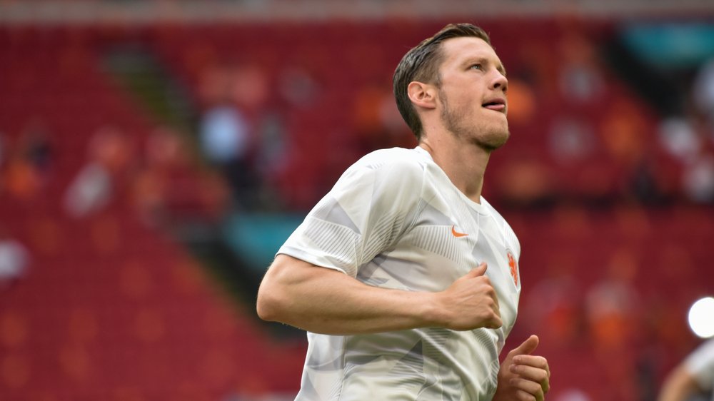 Spieler der niederländischen Nationalmannschaft beim Aufwärmen vor einem Länderspiel