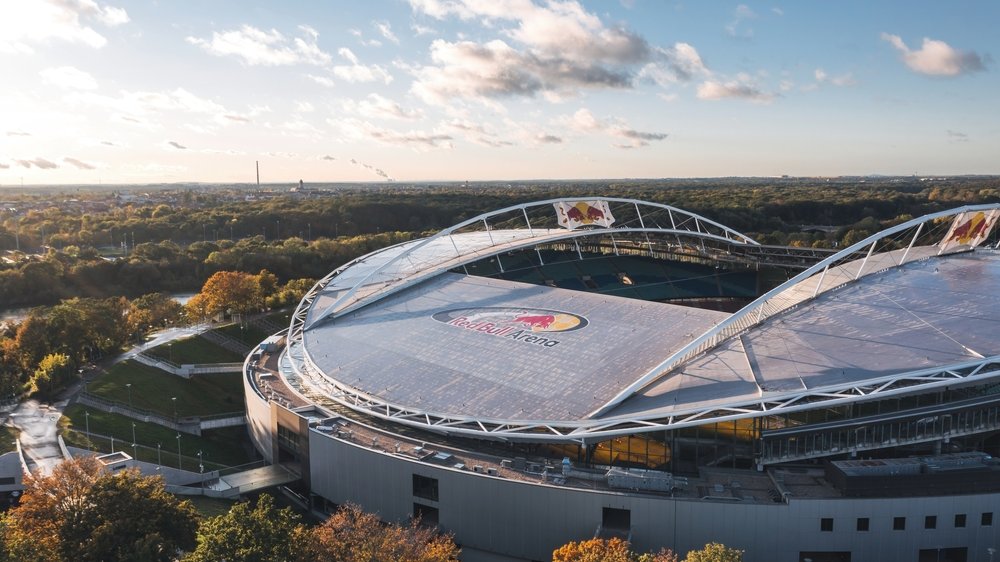 Red Bull Arena in Leipzig, Heimat von RB Leipzig